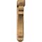 Ekena Millwork Olympic Arts and Crafts Rough Sawn Bracket w/ Offset Brace, Western Red Cedar, 6"W x 30"D x 34"H BKT0604X30X34OLY03RWR - alternate 2